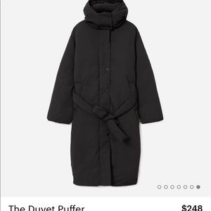 NWT! Everlane - The Duvet puffer jacket